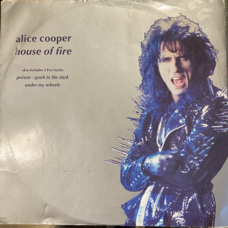 Alice Cooper - House Of Fire (UK/1989) 12'' SINGLE (VG-VG+/VG) -hard rock-